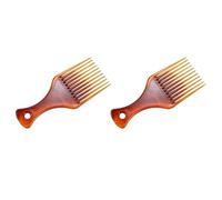 Jnchdghwa 2X Peigne À Cheveux Fourche À Cheveux Peigne Insert Coiffure Frisee Outil de Coiffage Brosse À Cheveux Peigne Brosse À Cheveux pour & Femmes