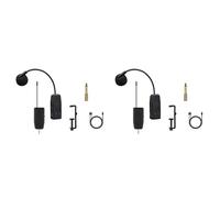 Jnchdghwa 2X Violon Sans Microphone Instrument de Musique Microphone Scène Performance Audio Récepteur et Émetteur Long Clip