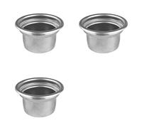 Jnchdghwa 3X Bol à Café en Poudre de 58 mm pour Quatre Tasses, en Acier Inoxydable, avec Poignée, Panier Filtrant, Filtres à Café Réutilisables