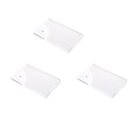 Jnchdghwa 3X LED Vierge Acrylique Brillant Carte de Visite Lumière Transparente Nom Étiquette Conseil Bricolage Cadeau pour Mari Petits Amis Cadeau