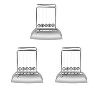 Jnchdghwa 3X Les Boules de Apportent 5 Boules, Berceau de en Forme de Z, Boules de Pendule en MéTal Galvanisé avec Base, Gadget de Physique