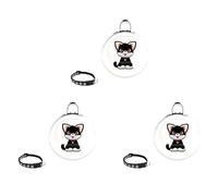 Jnchdghwa 3X Traqueur GPS Anti-Perte pour Animaux de Compagnie, Bluetooth, Localisateur Étanche Portable Intelligent, Collier de Suivi en Temps Réel, Dispositif de Recherche, Chat