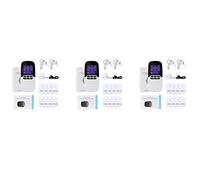 Jnchdghwa 3X Unité TENS Rechargeable Santé Méridien Machine de Thérapie Numérique EMS TENS Machine Physiothérapie Corps Cou Massage