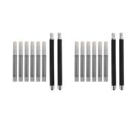 Jnchdghwa 4 Pièces Porte-Mine 5,6 mm Porte-Mine Automatique avec Taille-Crayon et Recharge de Plomb au Charbon, 12 Recharges de Plomb Supplémentaires