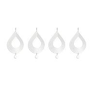 Jnchdghwa 4Pack 10 Pouces Sublimation Wind Spinner Blanks 3D Wind Spinners Hanging Wind Spinner pour la Décoration de Jardin Intérieur Extérieur