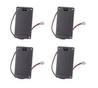 Jnchdghwa 4X 9V Plat Guitare Ramassage Actif Couvercle de la Batterie Boîte de Maintien de la Batterie étui de Rangement pour Guitare électrique Accessoire de Basse