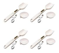 Jnchdghwa 4X Cuillère de Mesure de Charge USB Échelles de Gramme Électronique Numérique Gramera Pesage Dimensionnel pour Outil de Cuisine de Farine en Poudre
