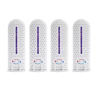 Jnchdghwa 4X Mini Sécheur D'Air Salle de Bain Chambre à Coucher Déshumidifiant Absorbeur D'Humidité Recyclable Garde-Robe Déshumidificateur Intérieur Portable