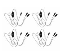 Jnchdghwa 4X USB IN-OUT Convertisseur de Cable MIDI PC Vers Cordon D'Adaptateur de Clavier de Musique