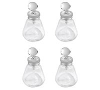 Jnchdghwa 4X Vide Vernis à Ongles Démaquillant à Pompe, Pompe, Verre, Bouteille Vers le Bas de la Presse