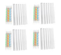 Jnchdghwa 52X Mandala Outils de Pointage RÉGlÉS pour Peindre des Roches, Kit de Point de de Peinture, ModÈLe de L'Outil de Point de Polka de en Pierre de Brosse CosmÉTique