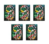Jnchdghwa 5X 5D Art Diamant Peinture Plein Diamant Kits Point de Croix Broderie Décors Maison