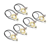 Jnchdghwa 6 Pièces 50MM Pickup Piezo Amplificateur Précâblé à Transducteur avec 6,35 mmSortie Jack