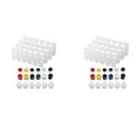Jnchdghwa 60 Bandes Vides Bandes de Peinture Pots de Tasse de Peinture Conteneurs de Stockage Peinture Arts Artisanat Fournitures (5 Ml / 60 Pièces Séries)