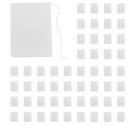 Jnchdghwa 6000Pcs / Lot Nouveau Pla BiodéGradé Plaques de Sachets de Thé Filtres à Ultrasons Corde de Fibre de Corde Sachets de Thé Filtre à Café 6X8Cm
