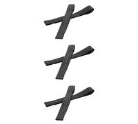 Jnchdghwa 6Pcs Brassard de Remplacement RéGlable et Respirant Bande de Sangle Souple pour Moniteur de FréQuence Cardiaque - (Noir)