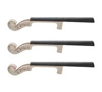 Jnchdghwa 6X 4/4 Taille érable Violon Cou ébène Touche Violon DIY Kit avec Main Sculpté Défiler