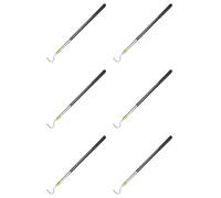 Jnchdghwa 6X Mât de Bâton D'Attrape-Reptile à Crochet de Serpent de 61 Pouces, Kit D'Outils de Manipulation de Serpent pour Attraper Les Crotales Python Copperhead