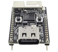 Jnchdghwa Carte de Développement ESP32 C6, Module Bluetooth RISC-V 32 Bits Wi-Fi6 avec Oscillateur à Cristal et LED RVB, Mémoire Flash 4 Mo, USB Type-C
