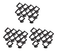 Jnchdghwa Coin Display Box - Set de 60 Supports D'Affichage pour Cadre Flottant 3D avec Supports pour Pièces Challenge, MéDaillons AA, Noir, 2,75 x 2,75 x 0,75 Pouces