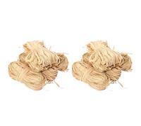 Jnchdghwa de Papier de Raphia Naturel 12 Pièces pour Bouquets de Fleuristes Décoration Artisanat d'emballage Cadeau de Raphia de NoëL