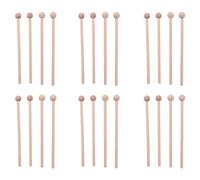 Jnchdghwa de Percussion de Maillet de Bois À 12 Paires pour Carillon D'ÉNergie,Xylophone,Bloc en Bois,Glockenspiel et Cloches