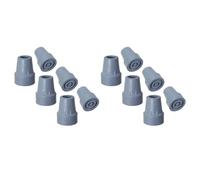 Jnchdghwa Embouts de BéQuille, Embouts de Canne en Caoutchouc AntidéRapants Robustes de 3/4 Pouces, Capuchons de Pied de Canne de Remplacement, Coussinets de BéQuille, 12 PièCes