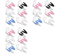 Jnchdghwa Ensemble de 18 Mini Ciseaux Porte-Clés avec Étui, Taille-Crayon Portable pour Voyage, Couture, Travaux Manuels et
