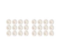 Jnchdghwa Ensemble de 24 Ronds de, Décoration de Table de Boucle de de Mariage en Perles Blanches