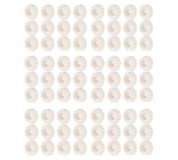 Jnchdghwa Ensemble de 72 Ronds de, Décoration de Table de Boucle de de Mariage en Perles Blanches