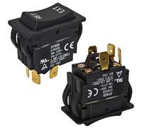 Jnchdghwa Interrupteur à Bascule HY60D (2 Pièces) pour Réinitialisation Automatique RET-EXT Contrôle de Réversibilité Bidirectionnelle Du Moteur D'Équipement Mécanique.