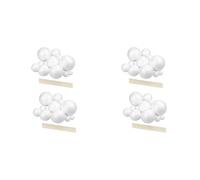 Jnchdghwa Kit de Projet de Système Solaire, Artisanat de Modèle de Planète, 56 Boules de Sphères en Polystyrène de Tailles Mixtes pour Les Projets Scientifiques Scolaires