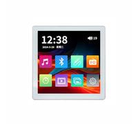 Jnchdghwa Mini Amplificateur Mural Intelligent pour Maison, Type 86, Bluetooth, 2 X 25 W, Son Stéréo, Écran Tactile, Panneau Musical