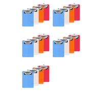 Jnchdghwa Mini Presse-Papiers 4 Pouces X 6 Pouces, 20 Pièces Petits Presse-Papiers, Presse-Papiers Bloc-Notes, Presse-Papiers en Plastique de Poche de Taille Mémo