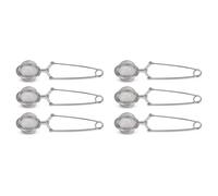Jnchdghwa Passoire à Thé, Paquet de 6 Passoires à Thé en Acier Inoxydable de Qualité avec PoignéE pour Filtre à Boules de Thé en Fine de Thé en Vrac