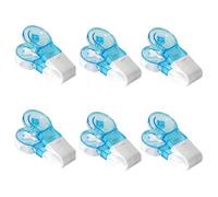 Jnchdghwa Pilule Portable 6 Pièces, Dissolvant de Pilulier Portable, Coupe-Pilule, Distributeur de Comprimés, Médicament Portable Sans Contact