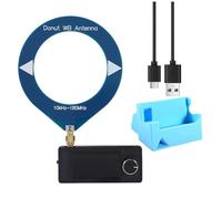 Jnchdghwa Radio Mini SI4732 10kHz-180 MHz HF SW MW VHF FM/AM LSB/USB avec Amplificateur Intégré, Design Portable.