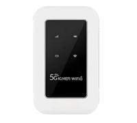 Jnchdghwa Routeur Wi-FI 6, Vitesse de 300 Mbps, Appareil Réseau sans avec Batterie de 2 100 MAh, Prend en Charge Jusqu'à 32 Utilisateurs.