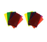 Jnchdghwa Superpositions Colorées de 24 Pièces pour la Dyslexie, Bandes de Lecture de la Dyslexie pour la Dyslexie Irlens, le TDAH et le Stress Visuel, 11,7 x 8,3 Pouces