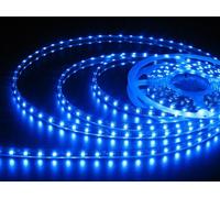 JnDee Bande LED bleue flexible lumineuse de 1M étanche à l'eau- Ruban de 1 Mètres avec 60 LED SMD 12V DC - idéal pour les cuisines, éclairage de maison, bar, restaurant, etc...