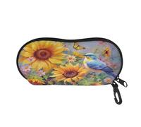 Jndtueit Étui à lunettes pour femmes et filles, étui à lunettes de soleil pratique à transporter, Claude Monet, taille unique