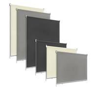 JNGLGO Store extérieur - Store thermique à traction latérale - Protection contre les regards indiscrets et l'extérieur - 180 x 240 cm - Beige