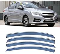 JNHGSHUAISDF Déflecteurs de Vent pour Voiture Car Wind Deflectors for City Sedan 2015-2019, Deflector Shield Side Window Sun Rain Guards Window Visor Rain Guards Stick-on Fitment