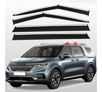 JNHGSHUAISDF Déflecteurs de Vent pour Voiture Car Wind Deflectors for Kia Carnival KA4 2021+, Deflector Shield Side Window Sun Rain Guards Window Visor Rain Guards Stick-on Fitment