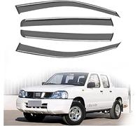 JNHGSHUAISDF Déflecteurs de Vent pour Voiture Car Wind Deflectors for Nissan Pickup 2009-2018, Deflector Shield Side Window Sun Rain Guards Window Visor Rain Guards Stick-on Fitment