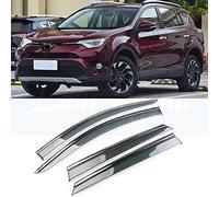 JNHGSHUAISDF Déflecteurs de Vent pour Voiture Car Wind Deflectors for Toyota RAV4 2014 2015 2016 2017, Deflector Shield Side Window Sun Rain Guards Window Visor Rain Guards Stick-on Fitment