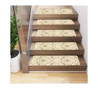 JNHGSHUAISDF Marches d'escalier Lot de 4 Tapis antidérapants lavables en Machine for escalier, Salle de Bain, Cuisine, résistants à la saleté(Color 08,4PC 20X80CM)