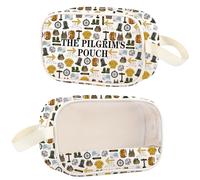 JNIAP Pèlerin Trousse de maquillage transparente Santiago Cadeau de voyage Pèlerins Trousse de toilette Cadeau pour randonneurs, PILGRIM cmb, Trousse de maquillage