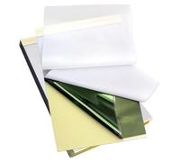 JNJOOD 100 Feuilles de Papier Transfert de Tatouage Format A4, Papier Modèle de Tatouage, 4 Couches de Papier Modèle de Tatouage pour Tatouage, Papier Thermique