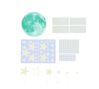 JNJOOD 1049 pièces étoilées comme indiqué en PVC pour la décoration du plafond, brillent dans l'obscurité des étoiles du plafond.